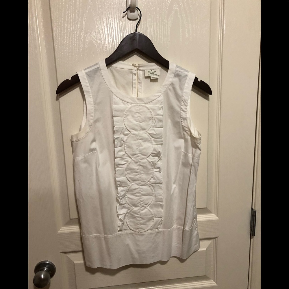 White Kate Spade Blouse